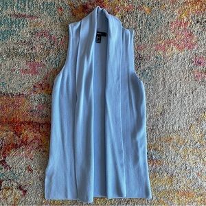 Forever 21, size small, blue, sweater vest.